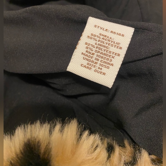 Leopard Print Faux Fur Jacket NWT - Picture 5 of 15